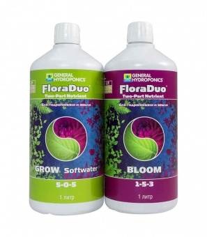 Комплект удобрений Flora Duo Grow SW + Flora Duo Bloom 2x1 л